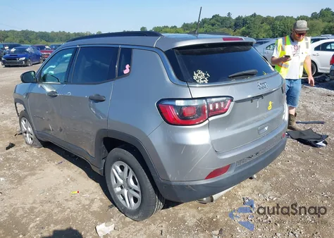 2020 Jeep Compass Sport Fwd from USA, damaged, VIN 3C4NJCAB4LT224884